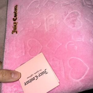 Juicy Couture Pink Embossed Clutch